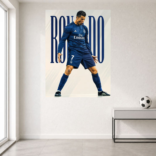 Ronaldo 7 | Real Madrid Football Celebration Wall Poster | 1 Poster
