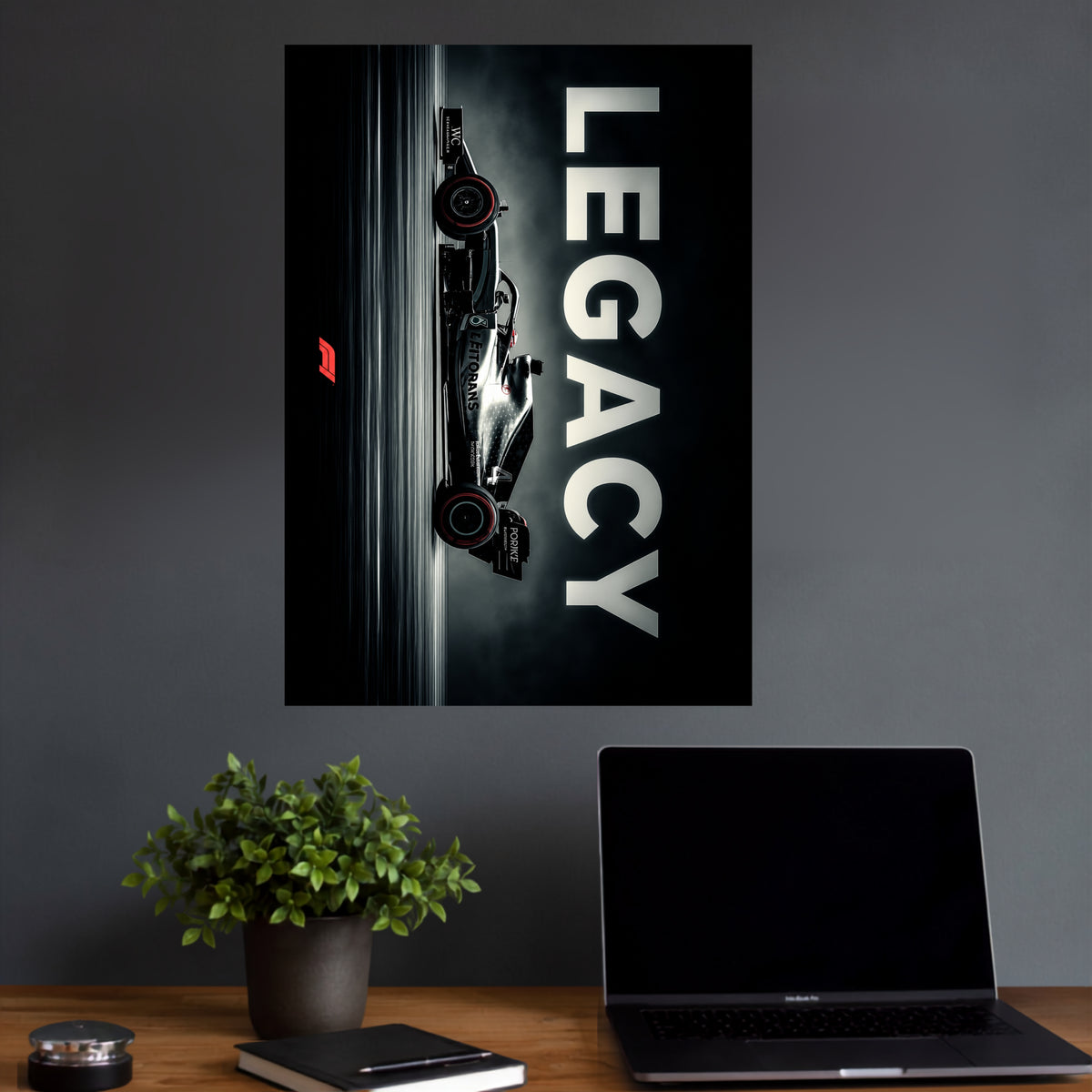 Mercedes F1 Legacy | Formula 1 Automobile Wall Poster | 1 Poster