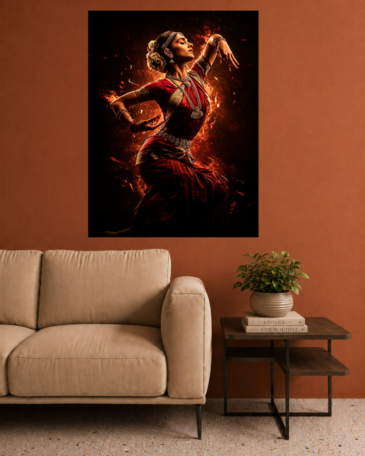 Indian Classical Dancer | Traditional Dance Wall Poster | 1 Poster