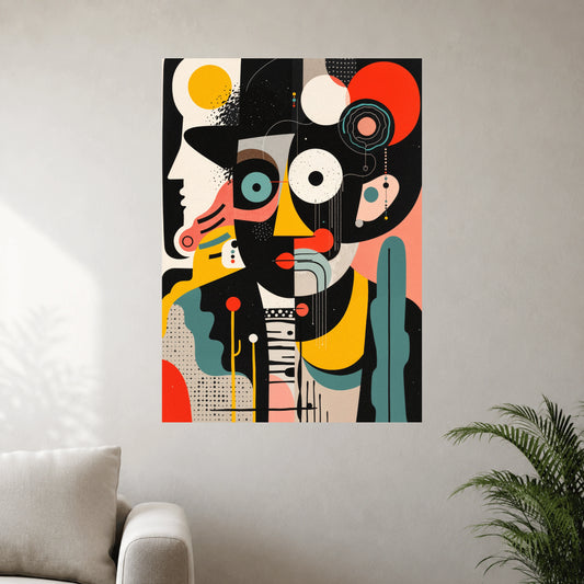 Abstract Faces Wall Poster | 1 Poster