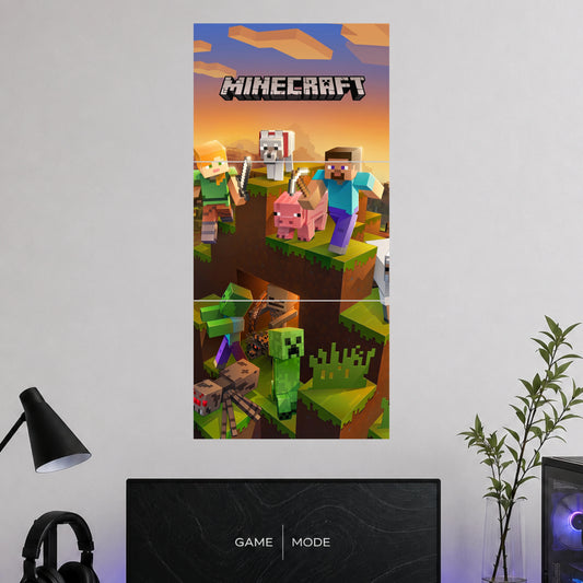 Minecraft Adventure Characters | Gaming Wall Poster |3 Posters