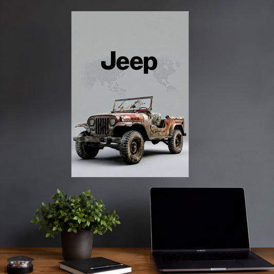 Jeep | Classic Off-Road Wall Poster | 1 Poster