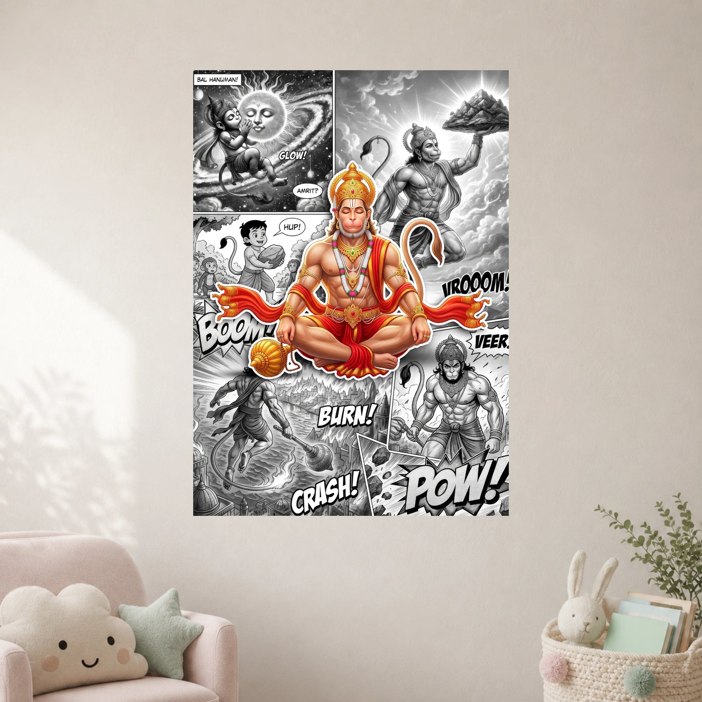 Lord Hanuman |Kids  Poster | 1 Poster
