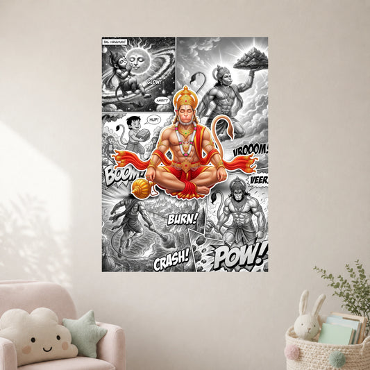 Lord Hanuman |Kids  Poster | 1 Poster
