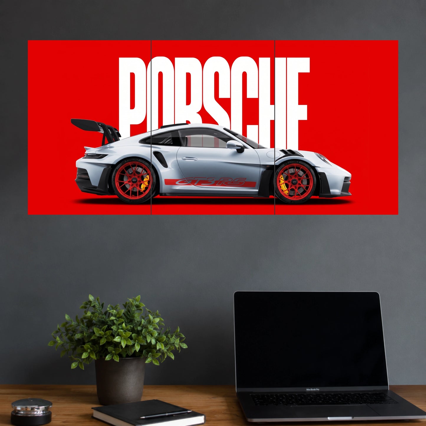 Porsche 911 GT3 RS | Luxury Sports Car Wall Poster | 3 Poster