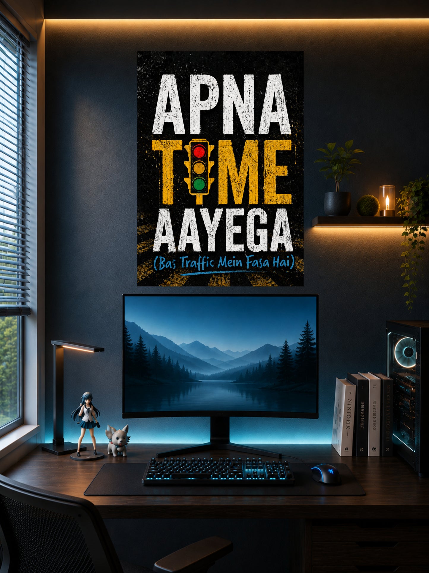 Apna Time Aayega | Motivational Wall Poster | 1 Poster