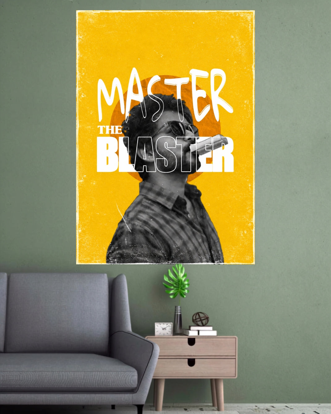 Master The Blaster | Thalapathy Vijay Wall Poster | 1 Poster