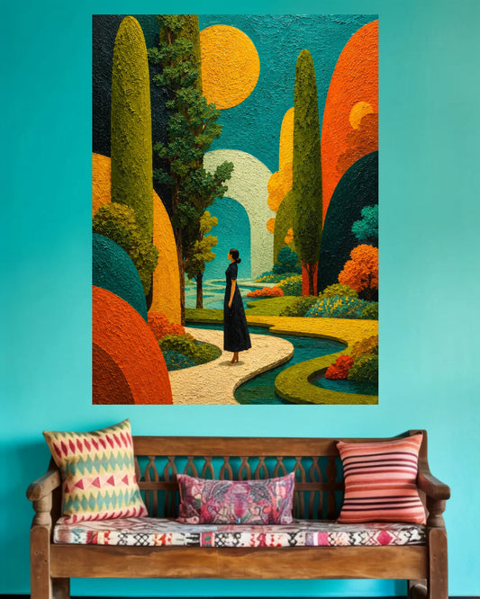 Abstract Garden | Aesthetic Wall Poster | 1 Poster