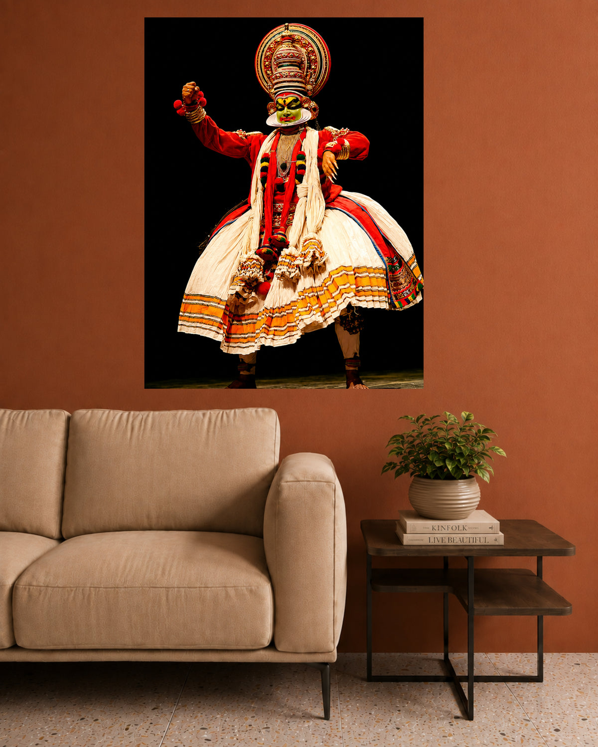 Kathakali Dancer | Kerala Traditional Dance Wall Poster | 1 Poster
