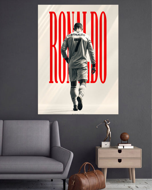 Ronaldo 7 | Iconic Football Legend Wall Poster | 1 Poster