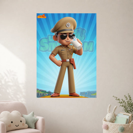 Little Singham | Kids Wall Poster | 1 Poster