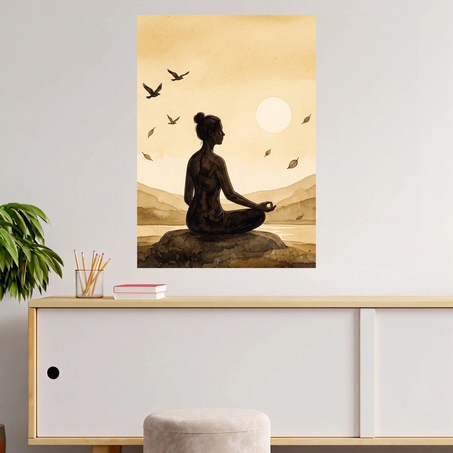 Peaceful Woman Meditation | Nature & Mindfulness  | 1 Poster