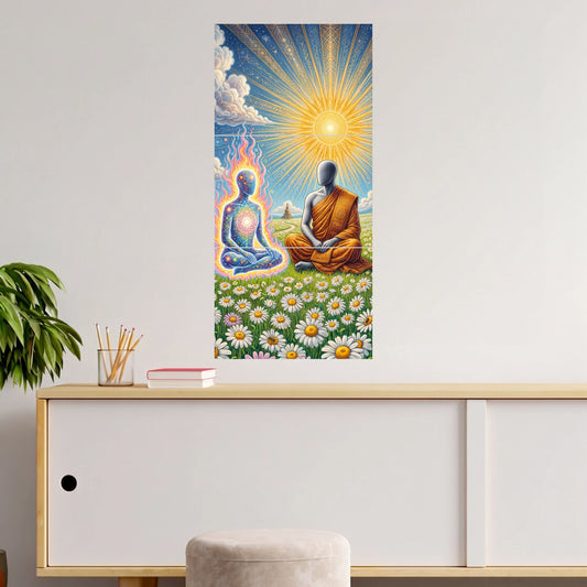 Spiritual Meditation & Enlightenment | Yoga Wall Poster |  3 Posters