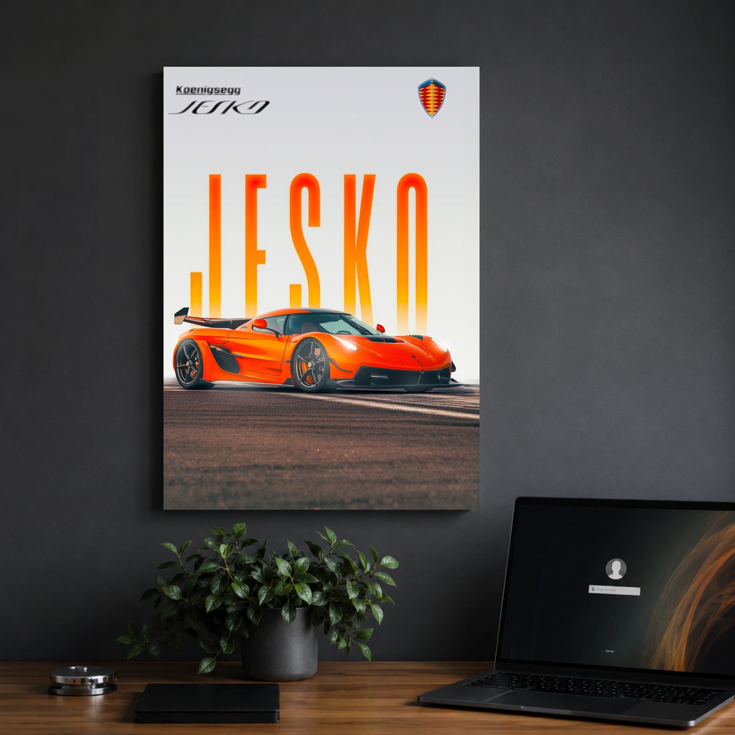 Koenigsegg Jesko Poster | Hypercar Wall Art