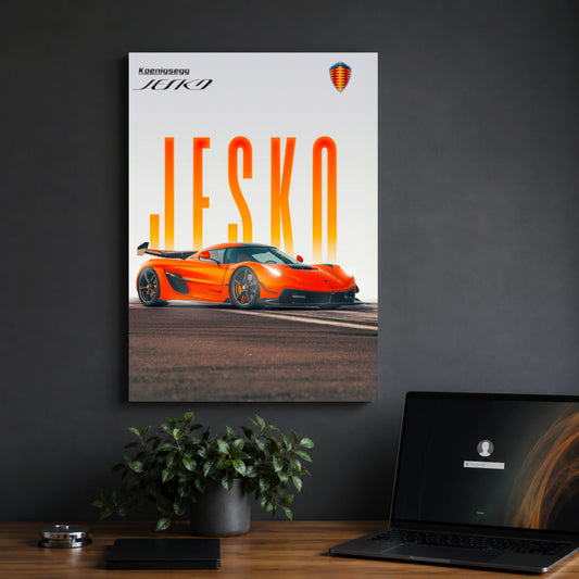 Koenigsegg Jesko Poster | Hypercar Wall Art