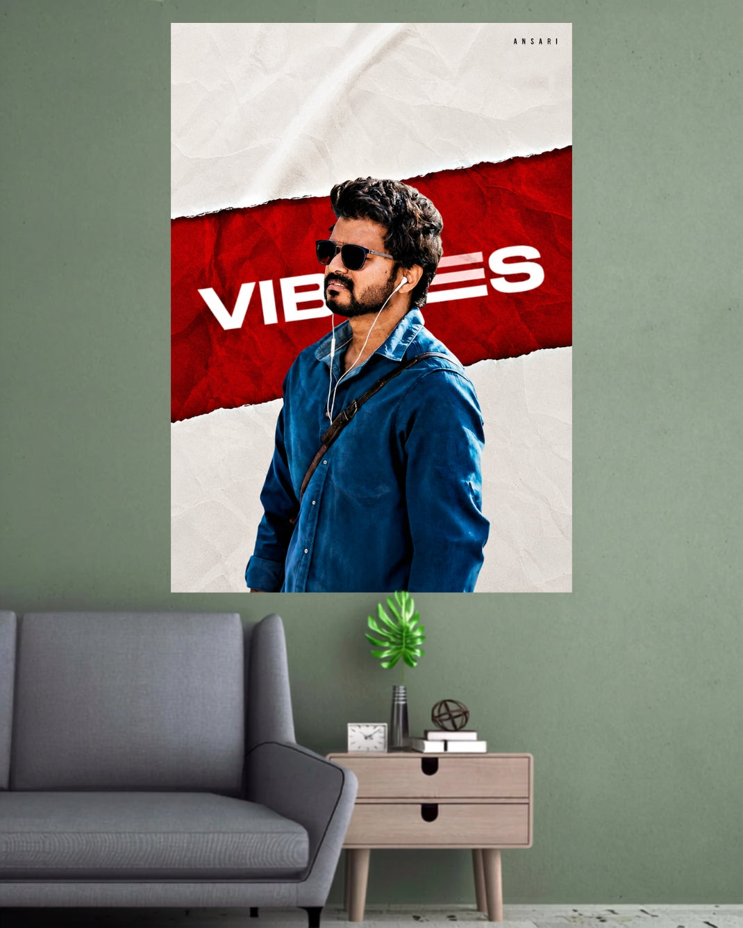 Thalapathy Vijay | Vibes Cinematic Wall Poster | 1 Poster