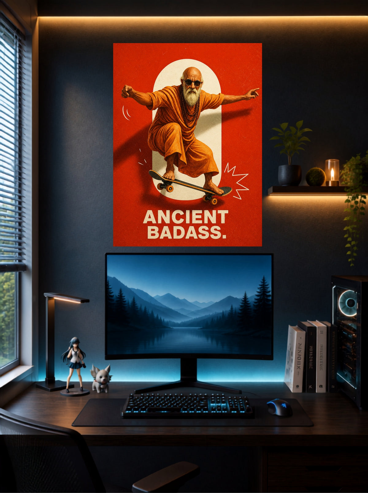 Ancient Badass | Funny Wall Poster | 1 Poster