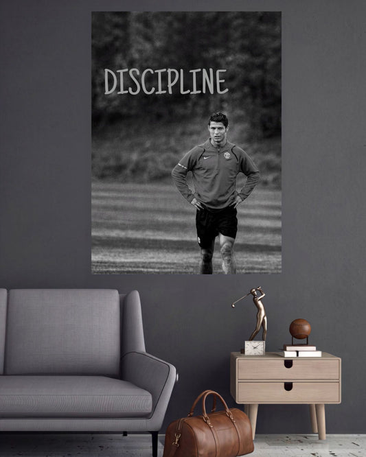Discipline | Ronaldo  Football Wall Poster | 1 Poster