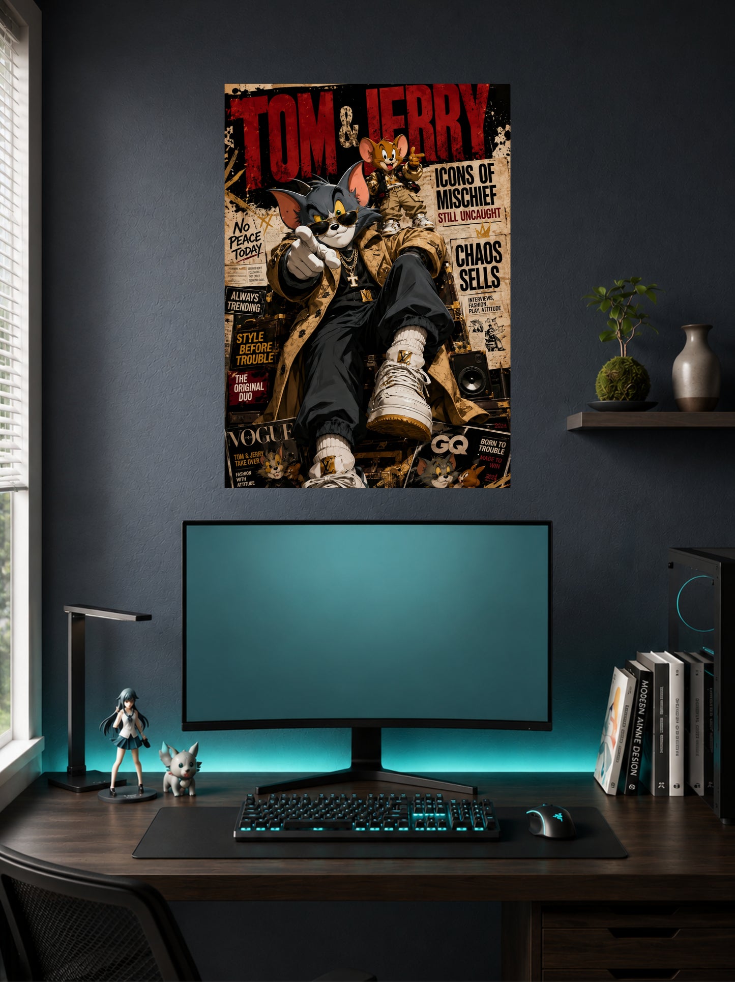 Tom & Jerry | Magazine Cover Art Poster | 1 Poster