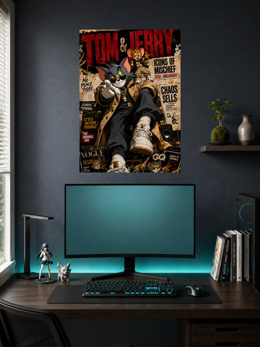 Tom & Jerry | Magazine Cover Art Poster | 1 Poster