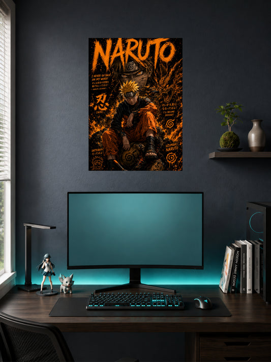 Naruto Uzumaki | Manga Cover Art Poster | 1 Poster
