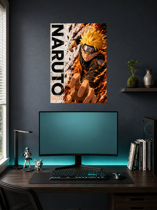 Naruto Uzumaki | Future Hokage Anime Poster | 1 Poster