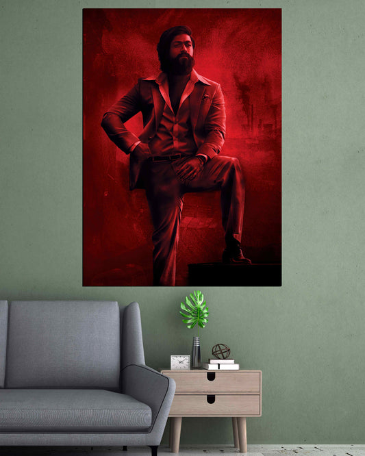 K.G.F | Rocky Bhai Wall Poster | 1 Poster
