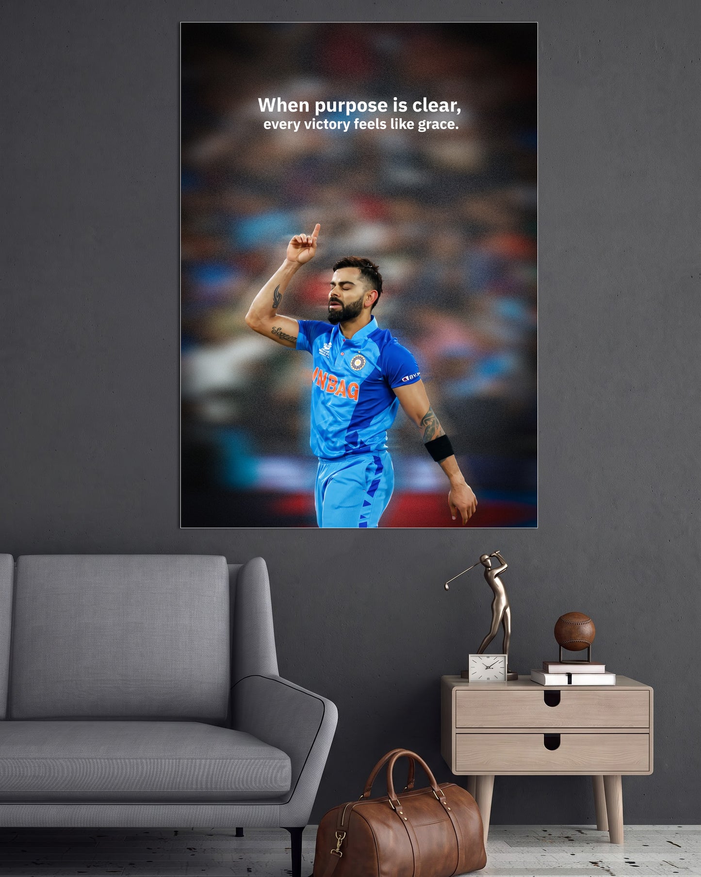 Virat Kohli | Cricket Wall Poster | 1 Poster