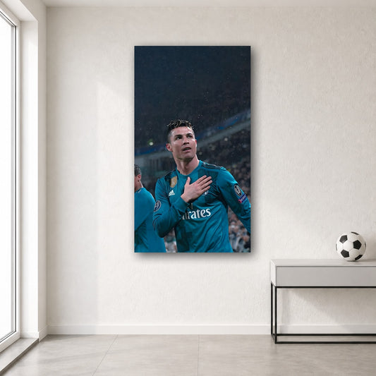 Ronaldo wall poster design 1 – football wall art for room