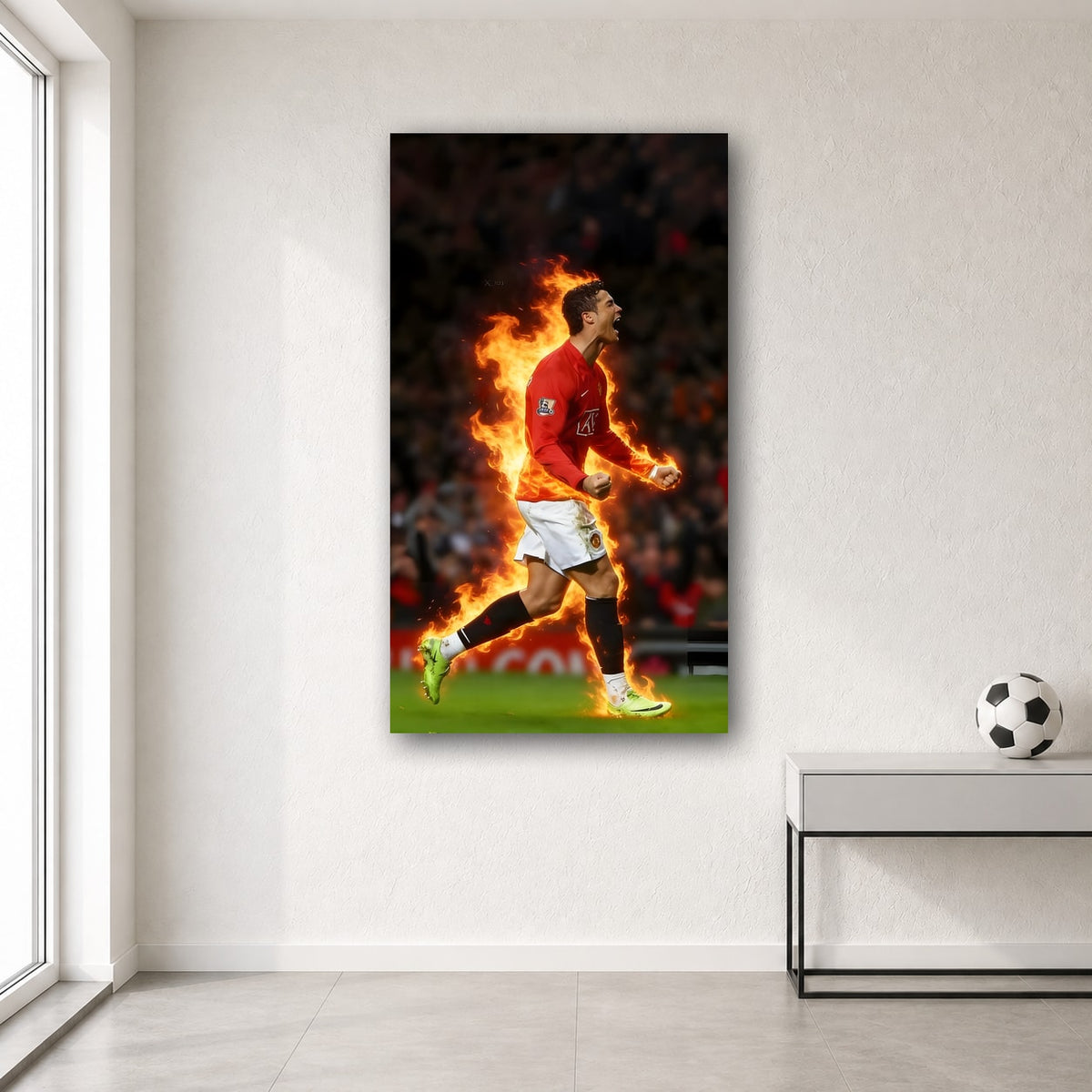 Ronaldo wall poster design 19 – football wall art for room