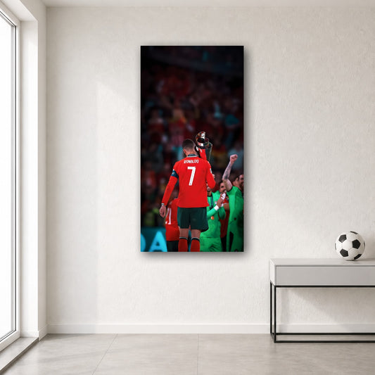 Ronaldo wall poster design 20 – football wall art for room