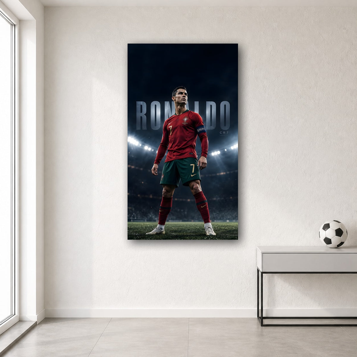 Ronaldo wall poster design 21 – football wall art for room