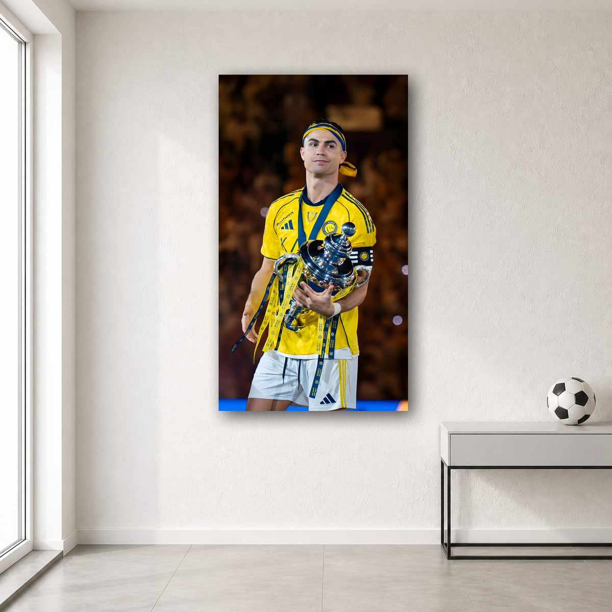 Ronaldo wall poster design 24 – football wall art for room