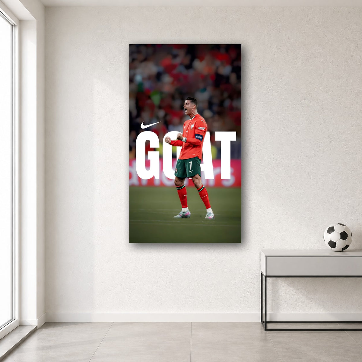 Ronaldo wall poster design 31 – football wall art for room