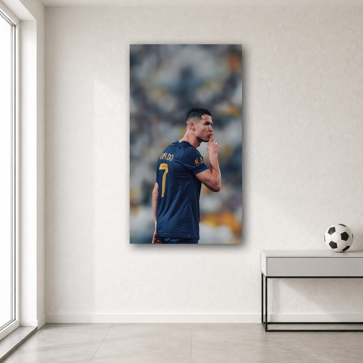 Ronaldo wall poster design 35 – football wall art for room