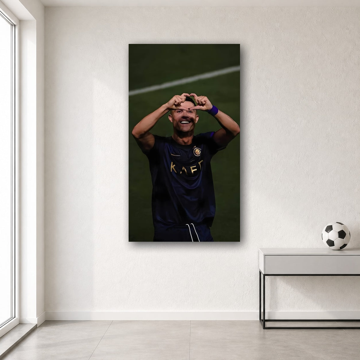 Ronaldo wall poster design 36 – football wall art for room
