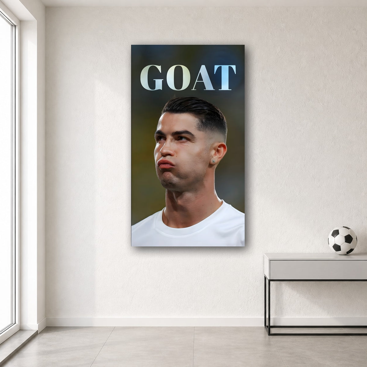 Ronaldo wall poster design 40 – football wall art for room