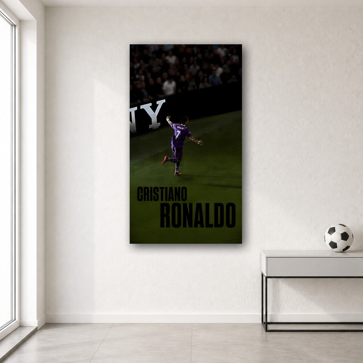 Ronaldo wall poster design 6 – football wall art for room