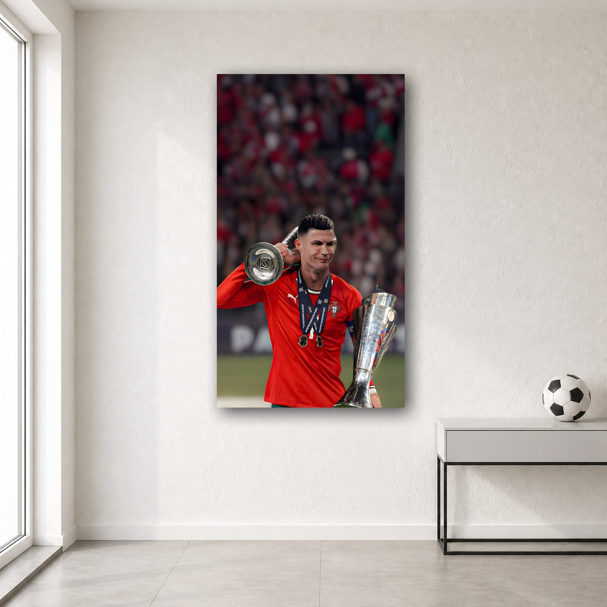 Ronaldo wall poster design 7 – football wall art for room