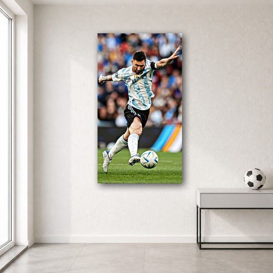 Messi wall poster design 12 – football wall art for room