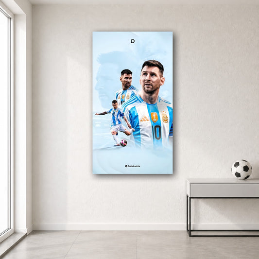 Messi wall poster design 13 – football wall art for room