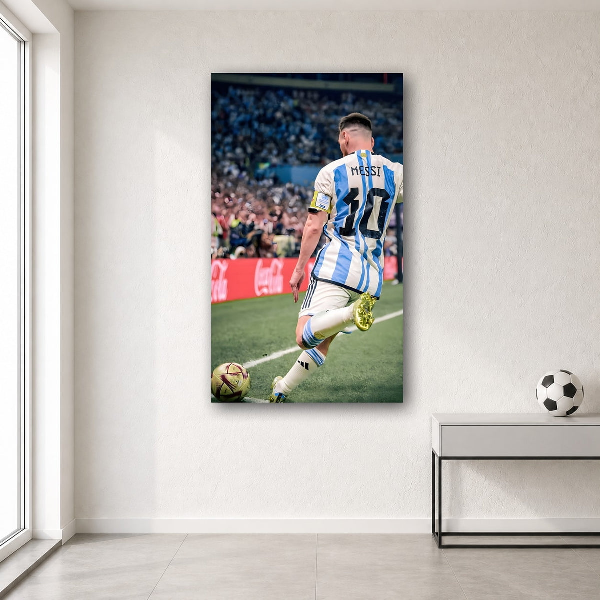 Messi wall poster design 15 – football wall art for room