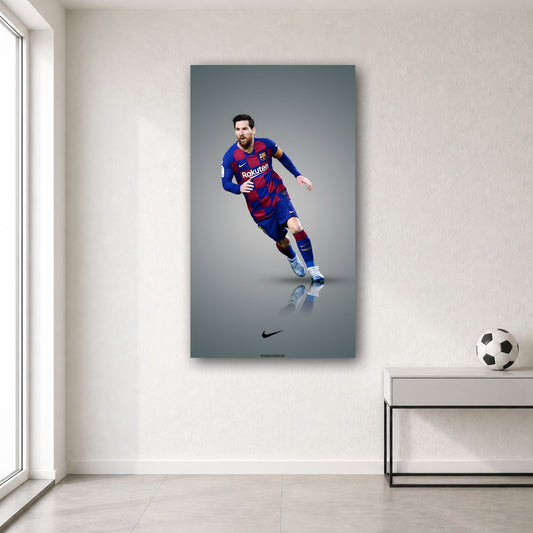 Messi wall poster design 19 – football wall art for room