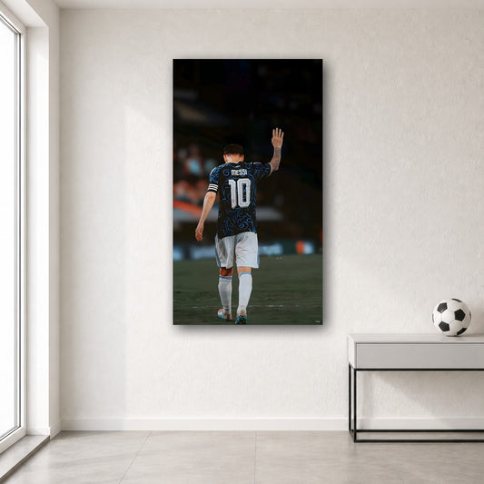 Messi wall poster design 2 – football wall art for room