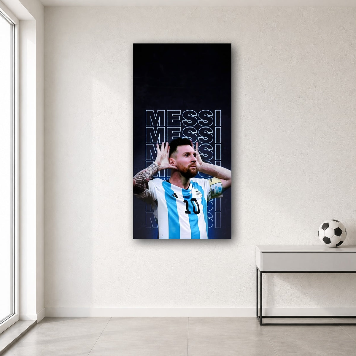 Messi wall poster design 27 – football wall art for room