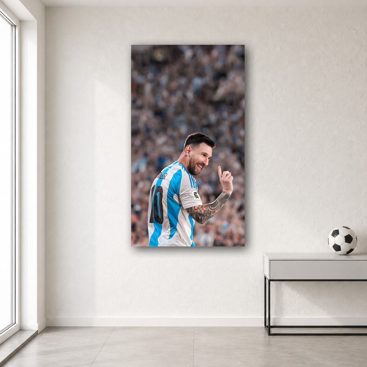 Messi wall poster design 30 – football wall art for room