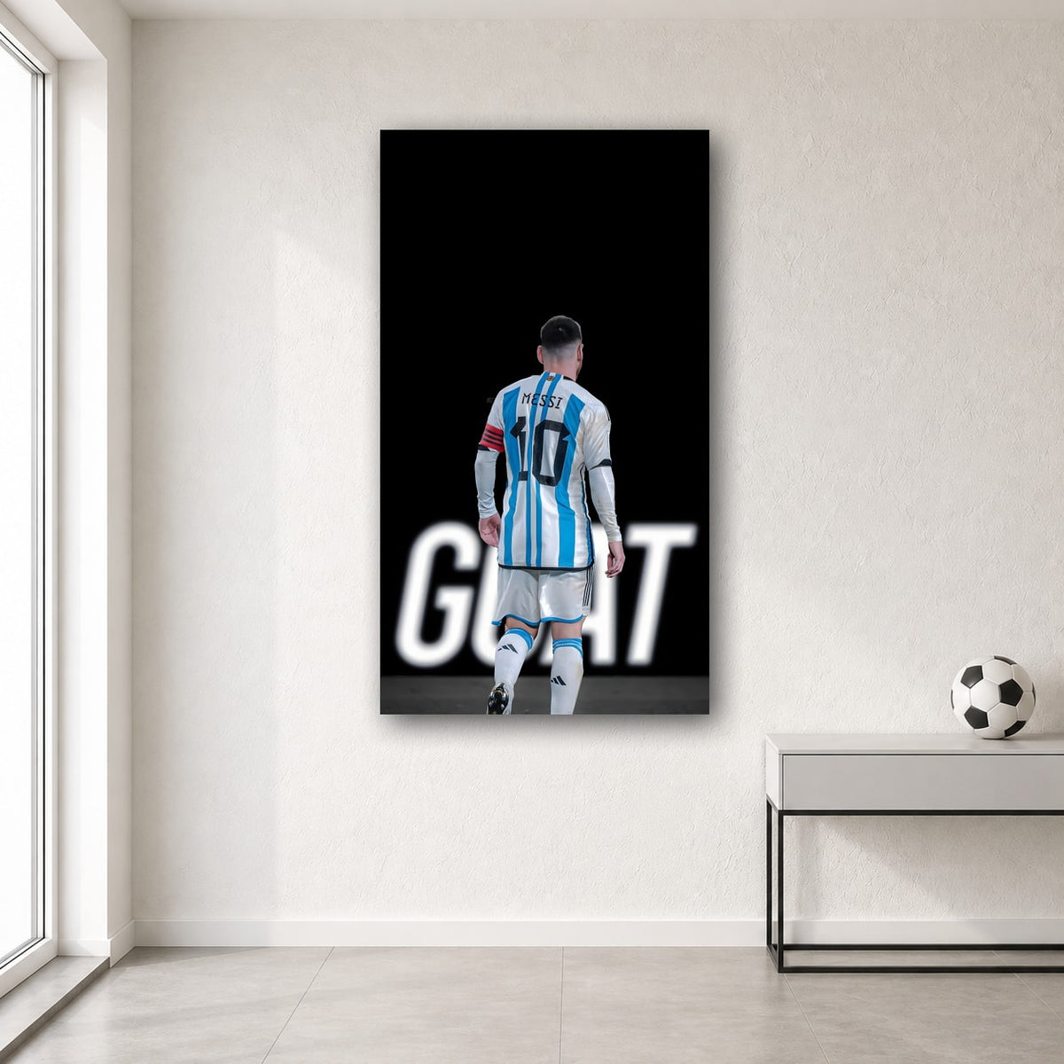 Messi wall poster design 32 – football wall art for room