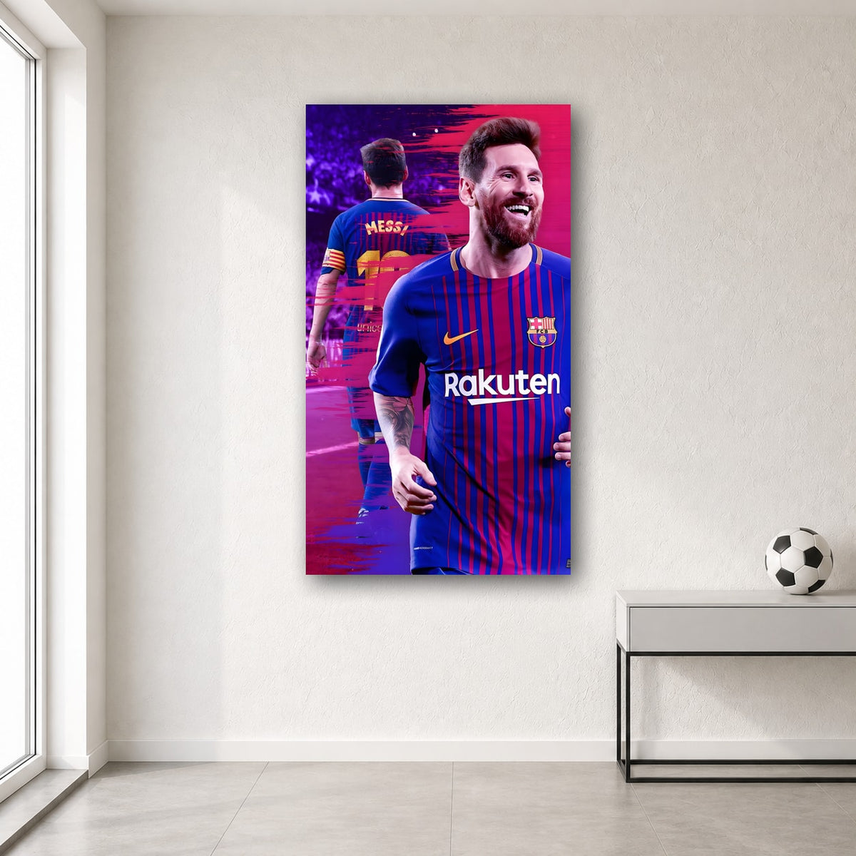 Messi wall poster design 33 – football wall art for room
