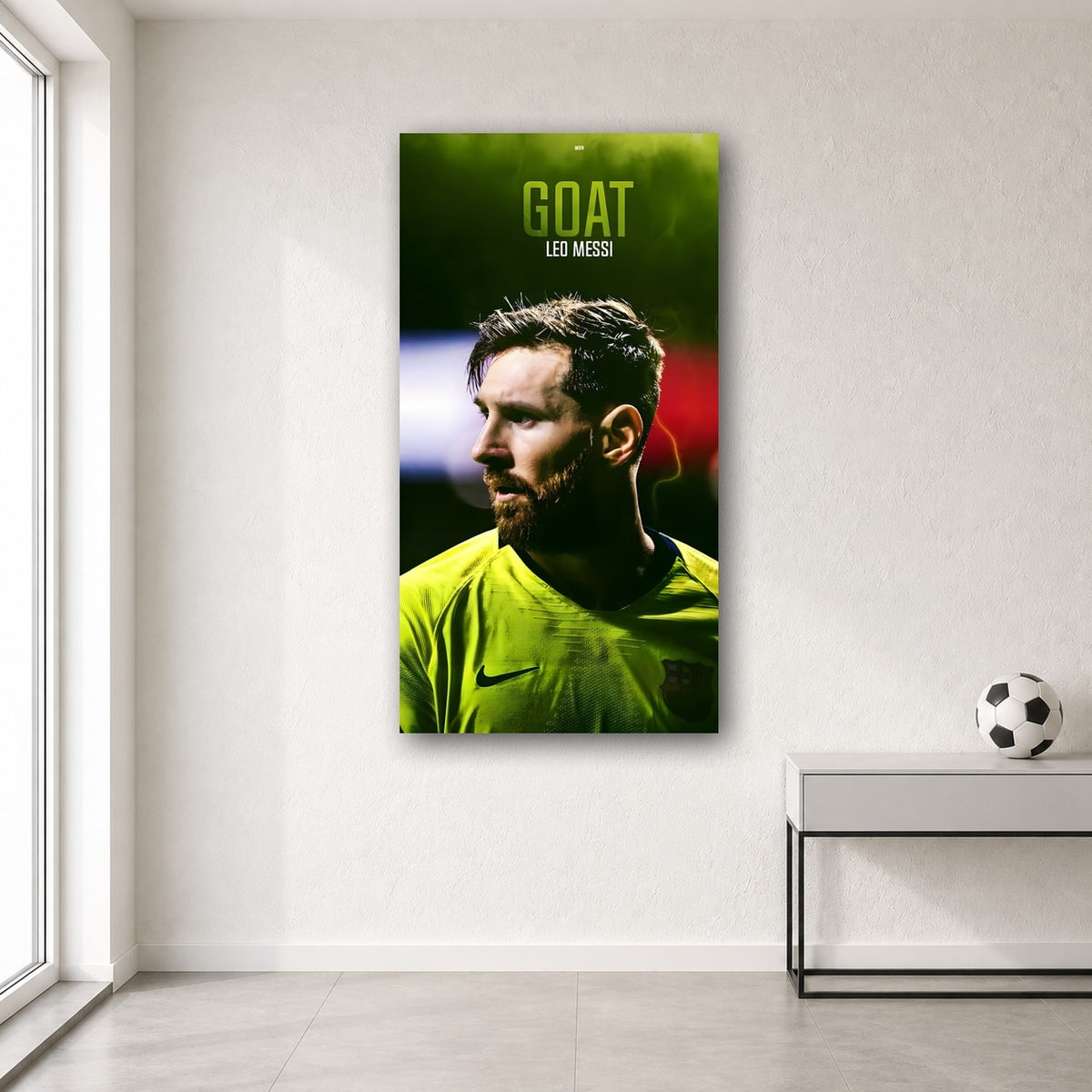 Messi wall poster design 38 – football wall art for room