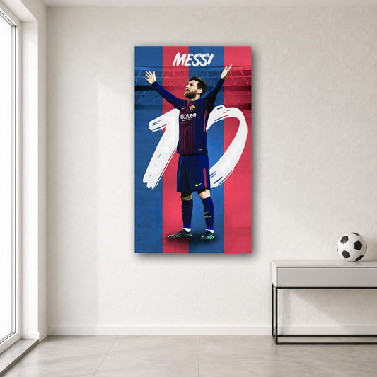 Messi wall poster design 40 – football wall art for room